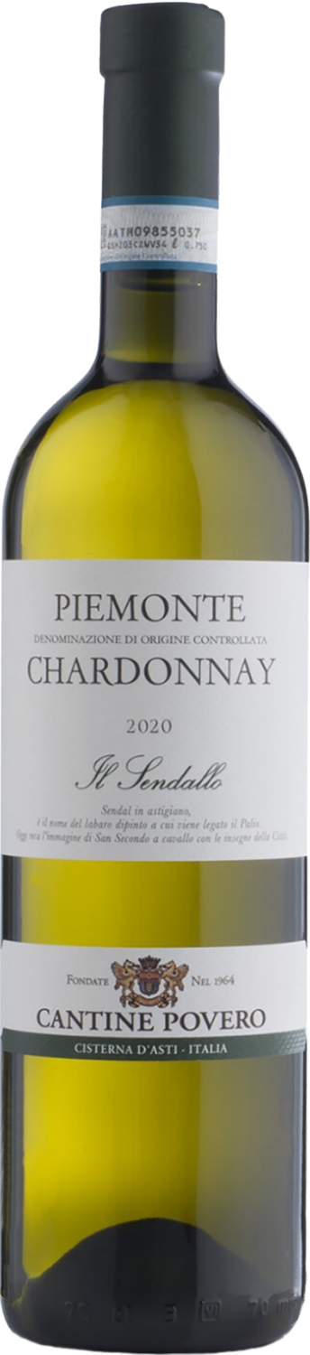 Chardonnay Il Sendallo Piemonte DOC Cantine Povero