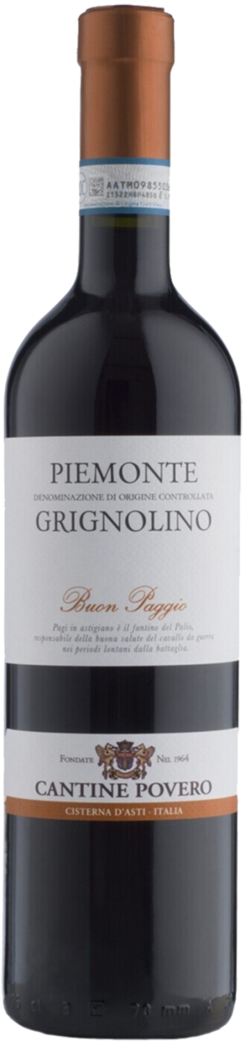 Grignolino Buon Paggio Piemonte DOC Cantine Povero