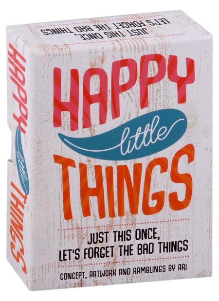 None Happy little Things (32 Cards with Book)