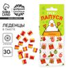Леденцы в пакете с европодвесом «Гуся-лапуся», вкус апельсин, 30 г.