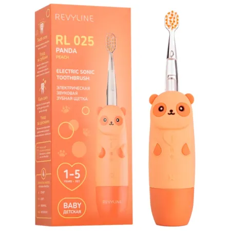 Электрическая зубная щетка Revyline RL 025 Panda Персиковая 2490₽