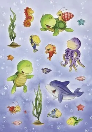 HERMA Наклейки MAGIC Морские детишки