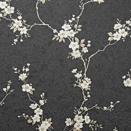 Обои Solo Sakura SL8666-26 Винил на флизелине 10610 ЧерныйБежевый Цветы 1500₽