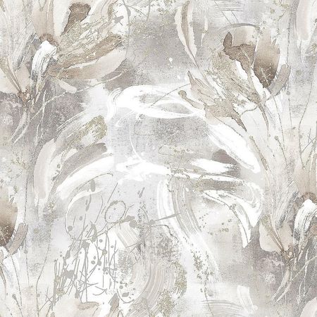 Обои Accento Flamenco 283366 Винил на флизелине (1,06*10,05) Бежевый, Абстракция/Цветы