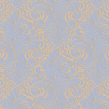 Обои LOYMINA Clair CLR5 0211 Винил на флизелине 11005 ГолубойБежевый Дамаск 11165₽