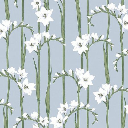 Обои LOYMINA Origins ALS2 008 Винил на флизелине 11005 ГолубойБелый Цветы 16235₽