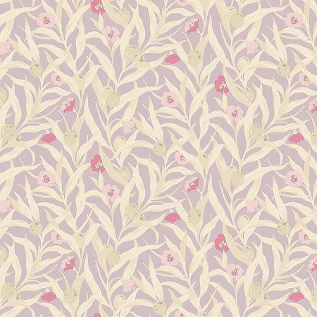 Обои LOYMINA Origins ALS3 007 Винил на флизелине 11005 ФиолетовыйБежевый ЦветыЛистья 16235₽