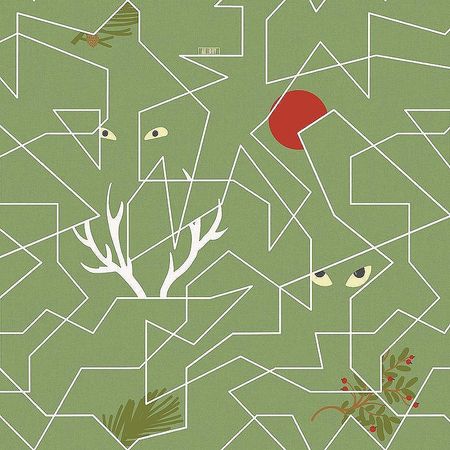 Обои LOYMINA Origins ALS4 005 Винил на флизелине 11005 ЗеленыйБелый ГеометрияАбстракция 16235₽