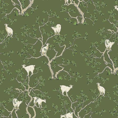 Обои LOYMINA Origins ALS5 005 Винил на флизелине 11005 ЗеленыйБелый ДеревьяЖивотные 16235₽