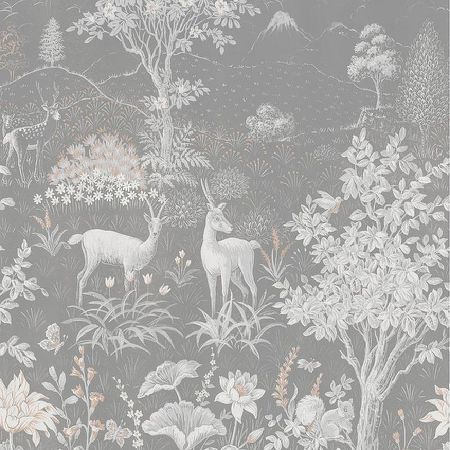 Панно LOYMINA British Style Forest BRIT1 011 Винил на флизелине 13 СерыйБежевый ПриродаЖивотные 4730₽