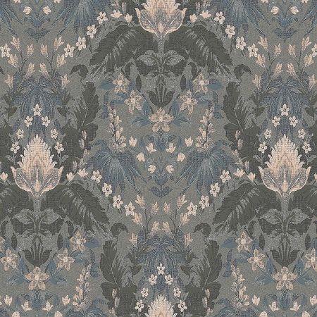 Обои LOYMINA British Style Forest BRIT6 005 Винил на флизелине 11005 ЗеленыйСинийБежевый ЛистьяЦветы 11880₽