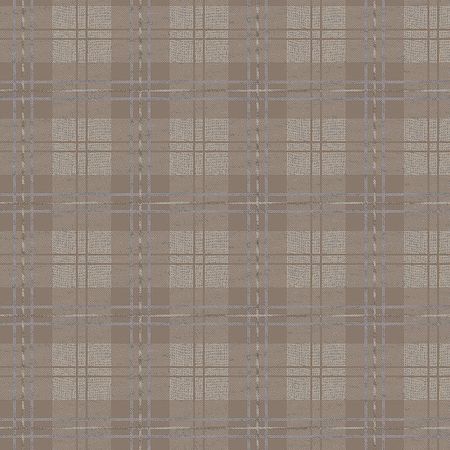 Обои LOYMINA British Style Forest BRIT7 002/1 Винил на флизелине (1*10,05) Коричневый, Клетка