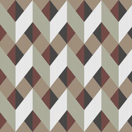 Обои Milassa Geometrica GM5 009/1 Флизелин (1*10,05) Красный/Зеленый, Геометрия