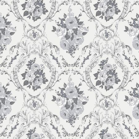 Обои Milassa Joli Joli4 011 Флизелин 11005 Серый ОрнаментЦветы 6160₽