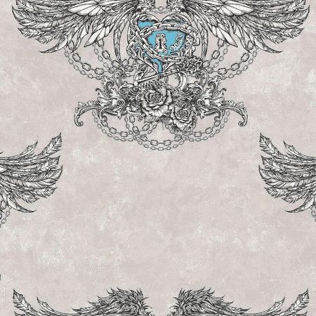 Обои детские Milassa Twins Twins10 0121 Флизелин 11005 Серый Детский 6160₽