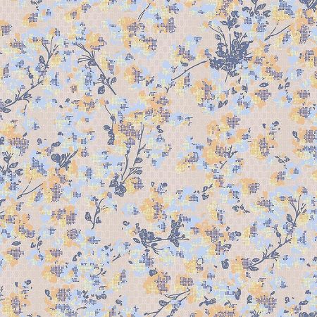 Обои Milassa Modern M2 0022 Флизелин 11005 ОранжевыйГолубой Цветы 6160₽