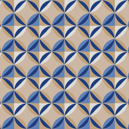 Обои Milassa Modern M4 021 Флизелин 11005 СинийБежевый Геометрия 6160₽