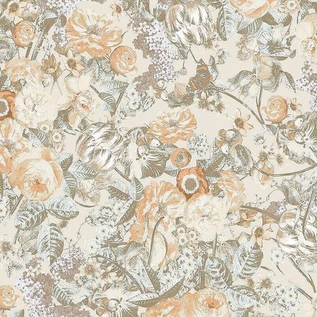 Обои LOYMINA La Belle Epoque BQ1 0021 Винил на флизелине 11005 БежевыйЗеленый ЦветыБабочки 10175₽