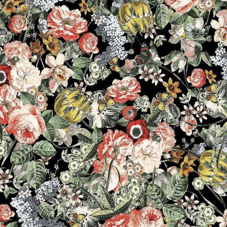 Обои LOYMINA La Belle Epoque BQ1 0041 Винил на флизелине 11005 КрасныйЧерный ЦветыБабочки 10175₽