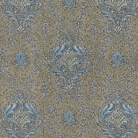 Обои Emiliana Parati Roberto Cavalli 8 19009 Винил на флизелине 1061005 ГолубойБежевый Дамаск 18700₽