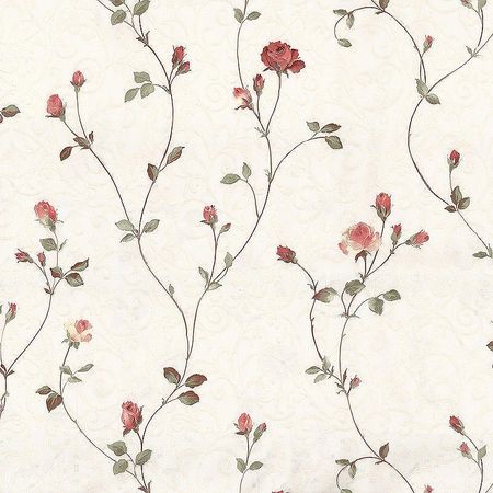 Обои Prima Italiana Monte Rosa 80675 Винил на флизелине 10610 БежевыйКрасный ЦветыОрнамент 3500₽