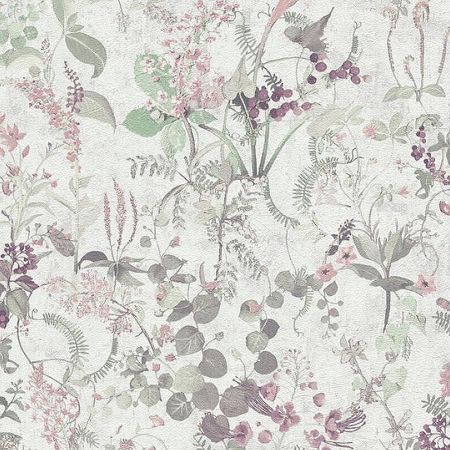 Обои AS Creation Original View 38825-1 Винил на флизелине 0531005 РозовыйЗеленый ЛистьяЦветы 3040₽