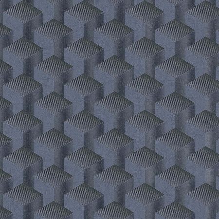 Обои AS Creation Original View 38963-4 Винил на флизелине 0531005 Синий Геометрия 2680₽
