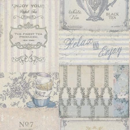 Обои AS Creation Original View 38727-2 Винил на флизелине 0531005 Голубой Надписи 3160₽