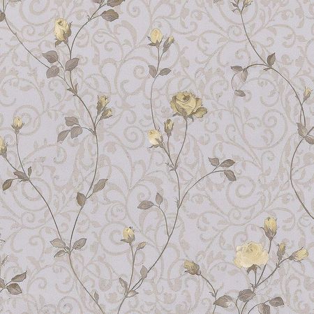 Обои Prima Italiana Colomba 80601 Винил на флизелине 10610 СерыйЖелтый ВензельЦветы 5200₽