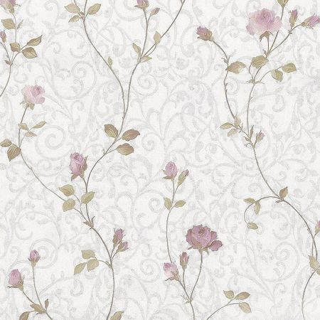 Обои Prima Italiana Colomba 80605 Винил на флизелине 10610 Белый ВензельЦветы 5200₽