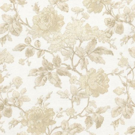 Обои Prima Italiana Carnevale 80704 Винил на флизелине 10610 БелыйБежевыйЗолото ЦветыЛистья 5200₽