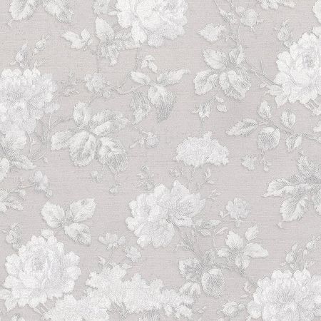 Обои Prima Italiana Carnevale 80705 Винил на флизелине 10610 СерыйБелый ЦветыЛистья 5200₽