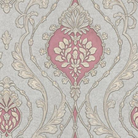 Обои Fipar Grand Classic R 28015 Винил на флизелине 1061005 СерыйКрасный Орнамент 3900₽