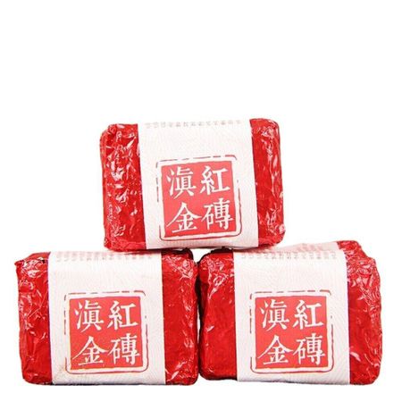 100 г маленький прессованный чай, черный чай, мини-кубик Fengqing Yunnan Dianhong Gold Cube 100g