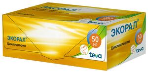 Экорал Капсулы 50 мг 50 шт