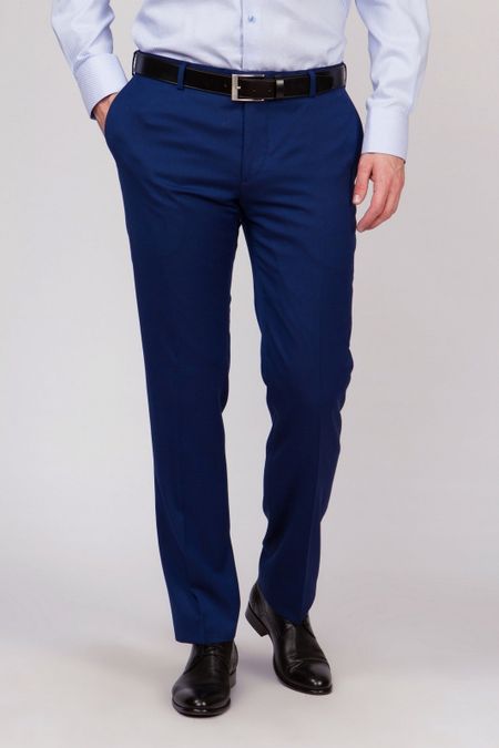 Костюмные брюки зауженные из шерсти 3000₽