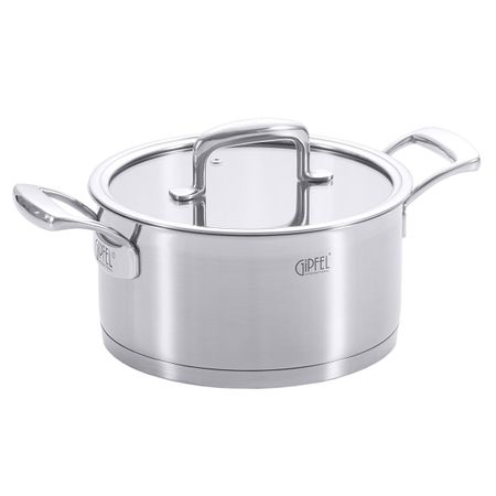 Кастрюля из нержавеющей стали Gipfel Prestige 1234 20 см27 л 10990₽