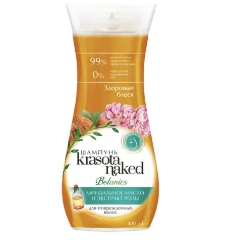 Krasota Naked Botanics Шампунь Здоровый блеск 400мл