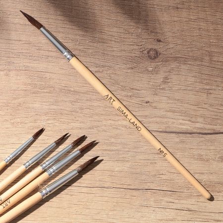 Кисть для рисования набор 5 шт. пони