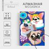 Алмазная мозаика с полным заполнением на холсте