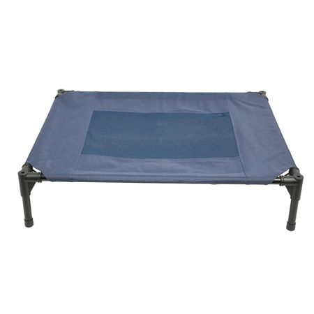 MrKranch Elevated L лежанка-шезлонг каркасная для собак большая размер 108х76х19 см синяя 3289₽