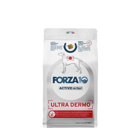Forza10 Active Vet Diet Ultra Dermo сухой корм для собак всех пород с патологиями кожного покрова - 15 кг 3333₽