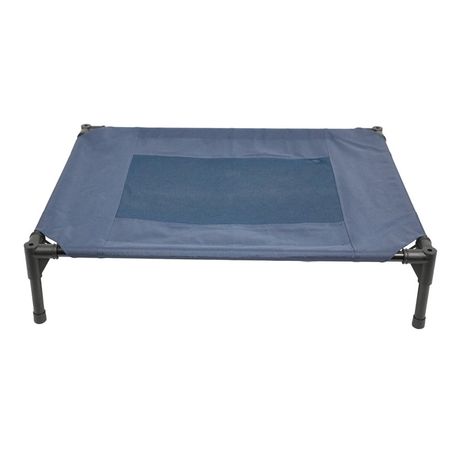 MrKranch Elevated S лежанка-шезлонг каркасная для собак малая размер 62х46х19 см синяя 2169₽