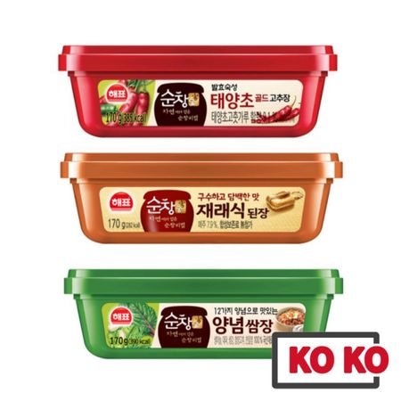 [Haepyo] Настоящие корейские ингредиенты / Gochujang Doenjang Ssamjang 170 г x 2 / соус Gochujang 170g x 2