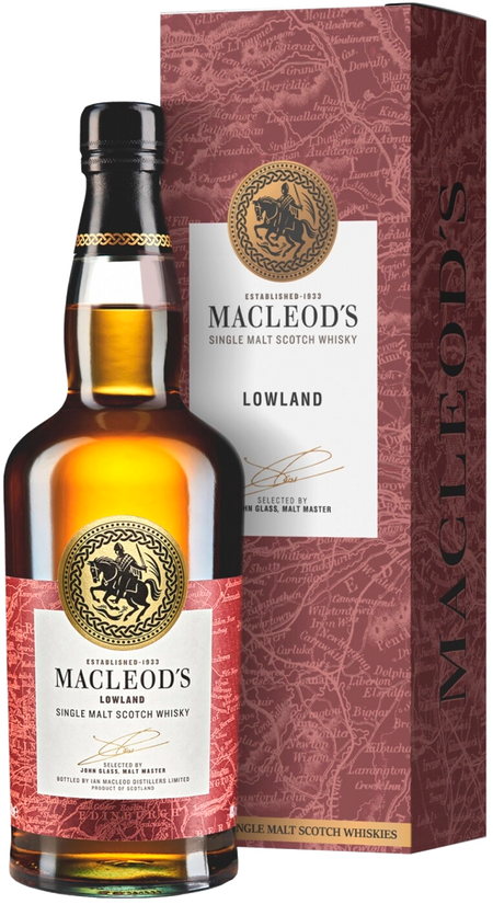 Macleod's Lowland Single Malt Scotch Whisky (gift box)