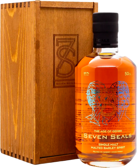 Seven Seals Zodiac The Age of Gemini Single Malt Whisky (gift box)