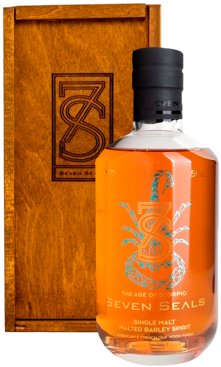 Seven Seals Zodiac The Age of Scorpio Single Malt Whisky (gift box)