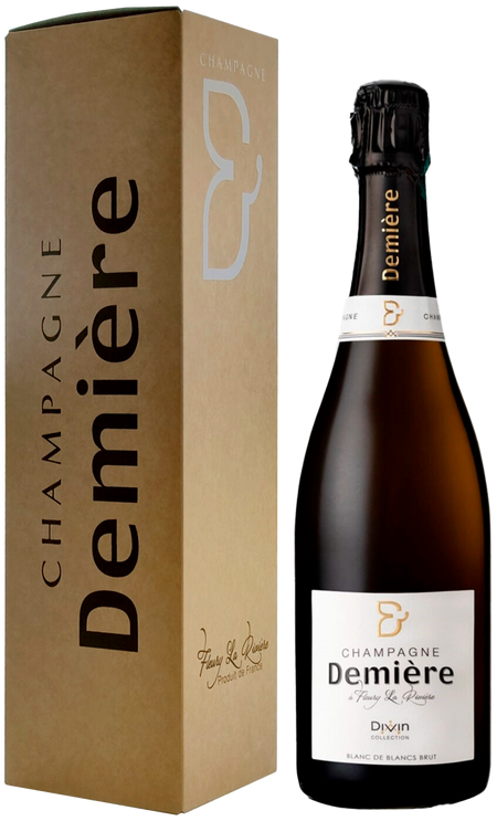 Demiere Divin Blanc de Blanc Brut Champagne AOC (gift box)