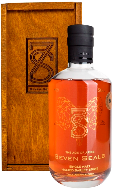 Seven Seals Zodiac The Age of Aries Single Malt Whisky (gift box)