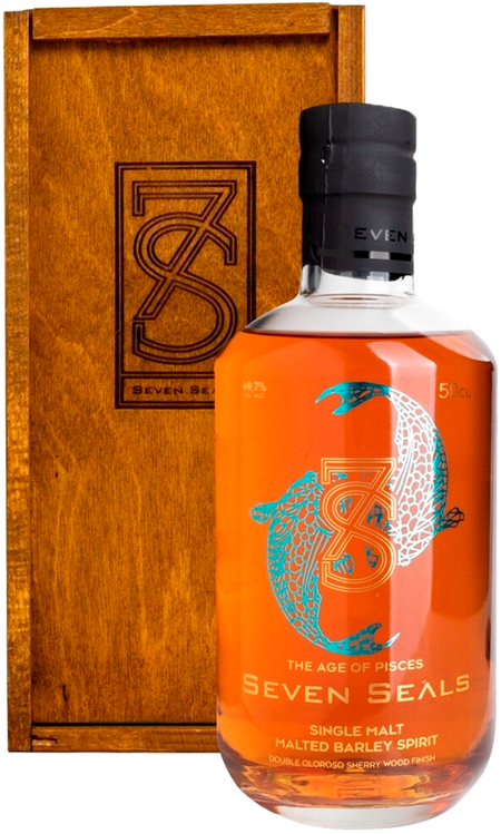 Seven Seals Zodiac The Age of Pisces Single Malt Whisky (gift box)